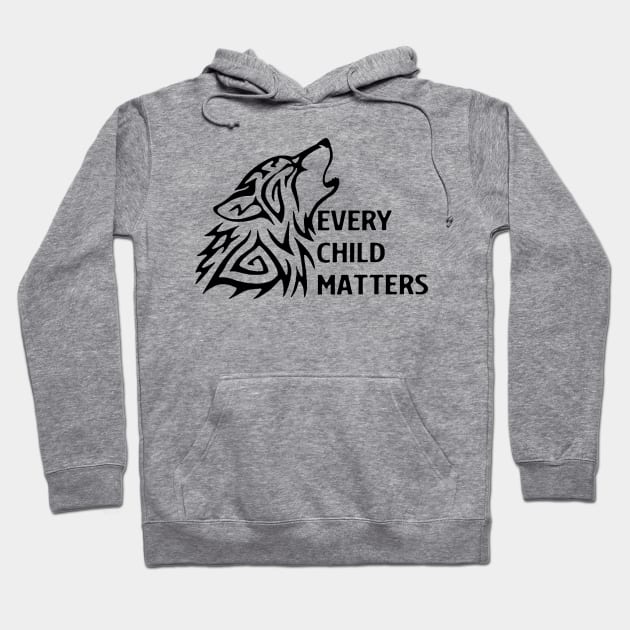 Wolf every child matters Hoodie by Fomah